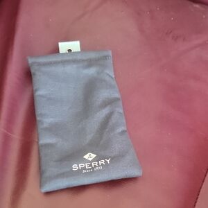 Sperry Navy Soft Sunglass Pouch
